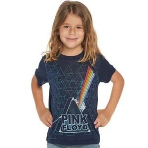 CHASER EUC Kids Sz 7 Blue Graphic “Pink Floyd” Rocker T-Shirt